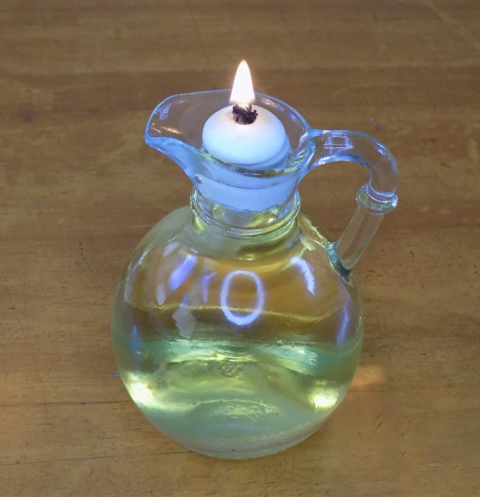 Lámpara Mechero de Aceite o Parafina Líquida Modelo Aladino