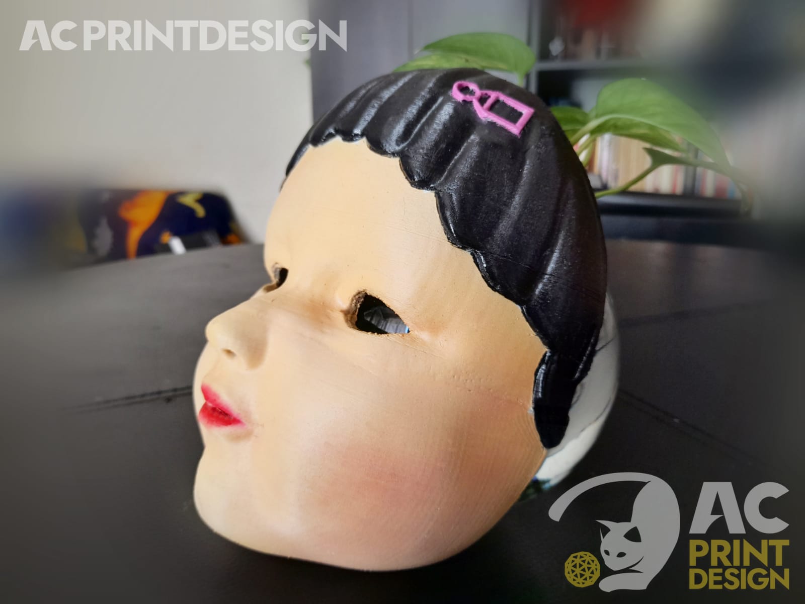 Mascara De La Muñeca El Juego Del Calamar (squid Game)