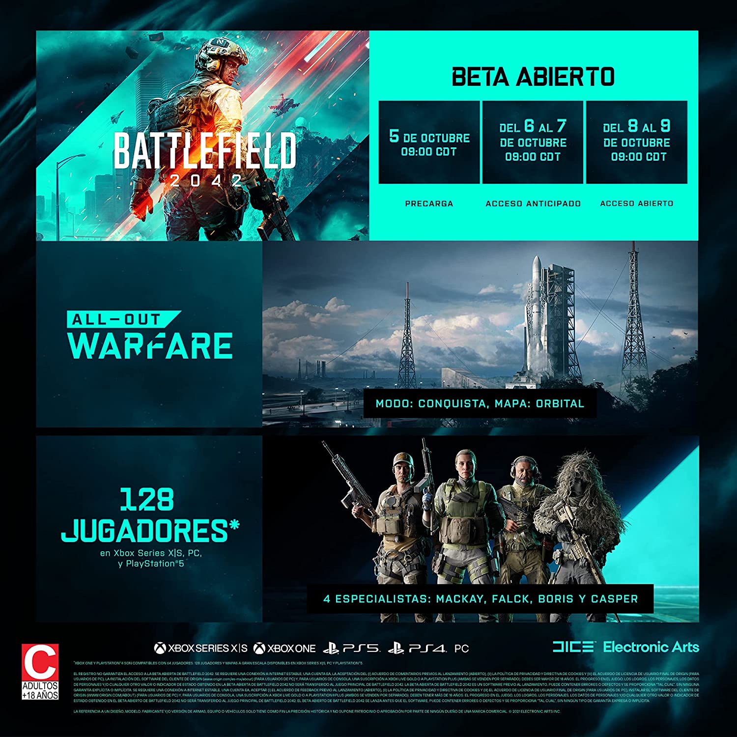 Xbox One Juego Battlefield 2042 