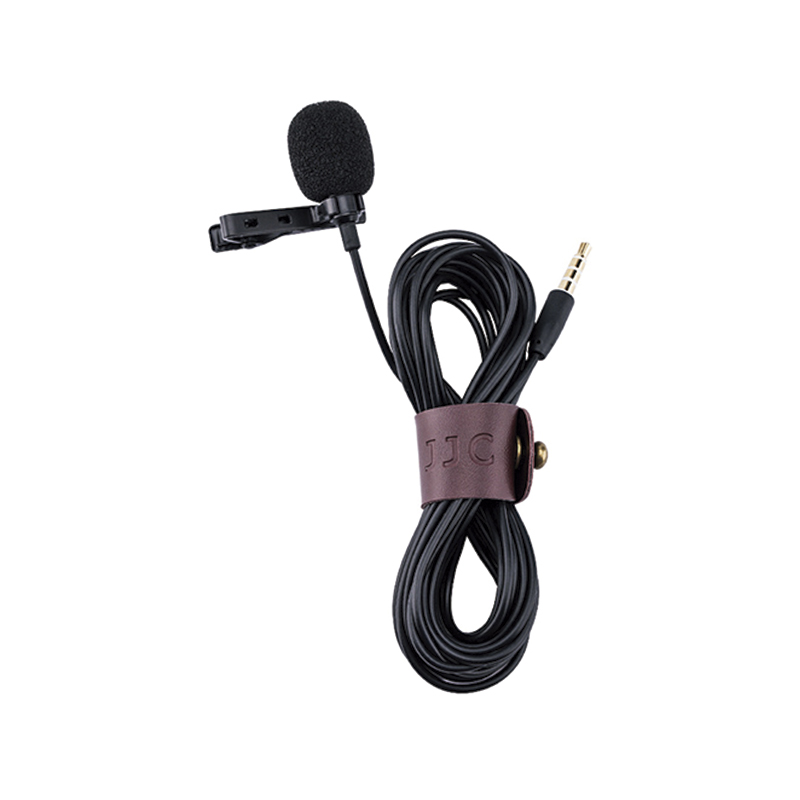 Micrófono Lavalier de Solapa para Celular JJC SGM-28 Color Negro