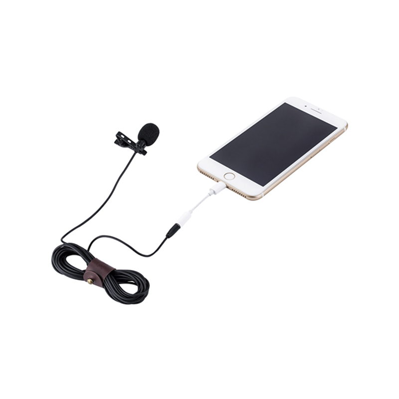 Micrófono Lavalier de Solapa para Celular JJC SGM-28 Color Negro
