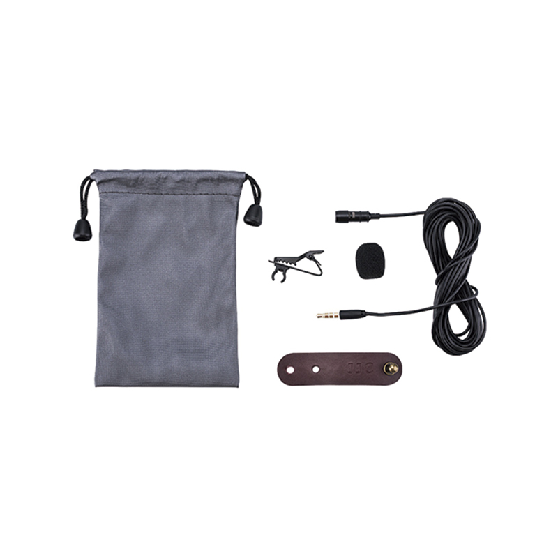 Micrófono Lavalier de Solapa para Celular JJC SGM-28 Color Negro