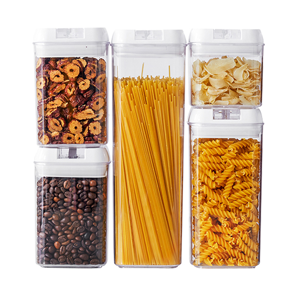 Contenedores Herméticos Lo Necesito Set 5 piezas Transparentes