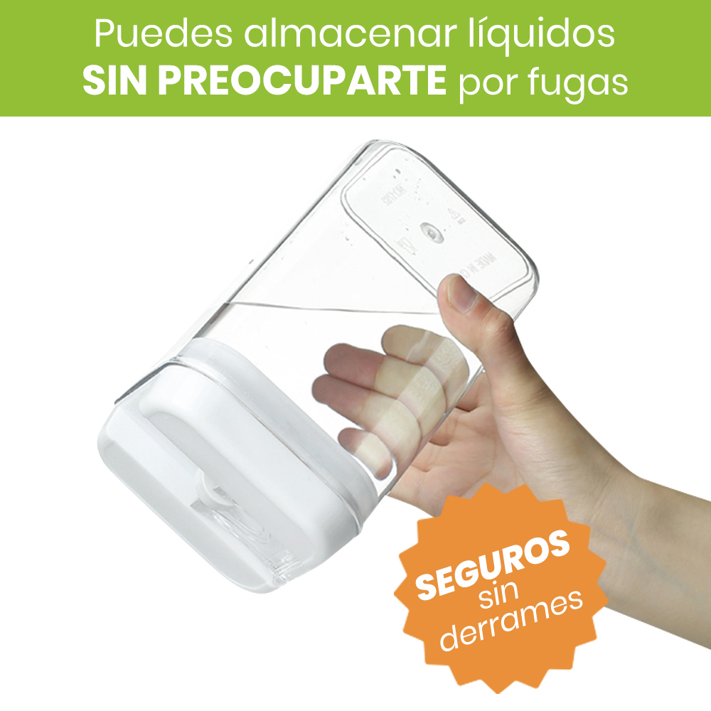 Contenedores Herméticos Lo Necesito Set 5 piezas Transparentes