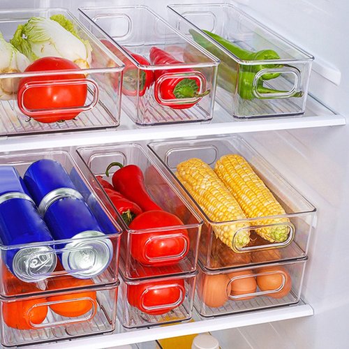 Organizadores Para Refrigerador Lo Necesito Set 4 piezas Transparentes