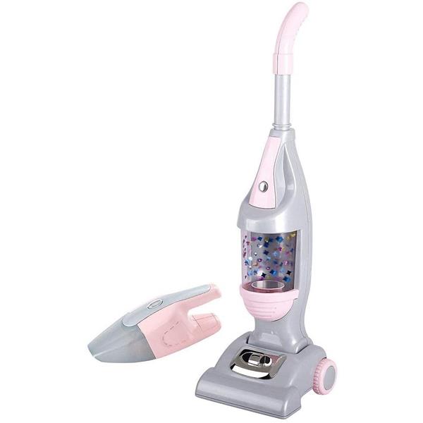 Set De 2 Aspiradoras De Juguete Con Luz Y Sonido Rosa