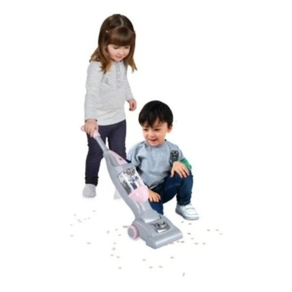 Set De 2 Aspiradoras De Juguete Con Luz Y Sonido Rosa