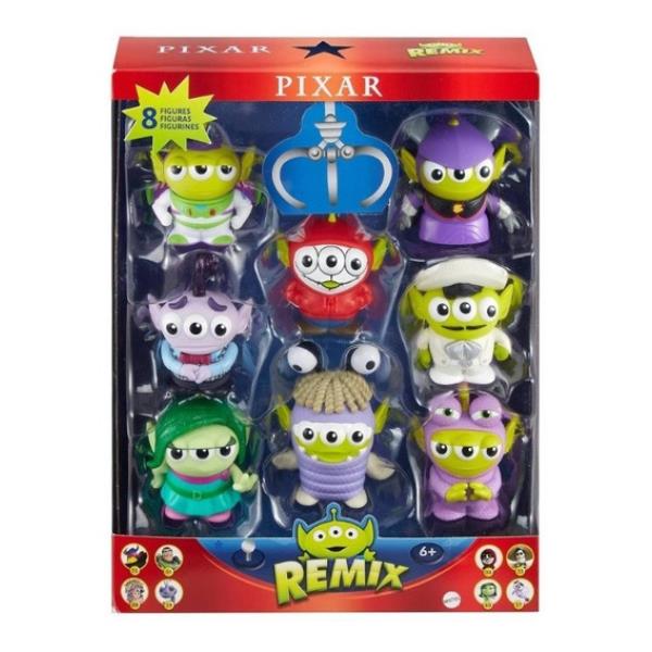 Aliens Remix Paquete De 8 Figuras De Pixar
