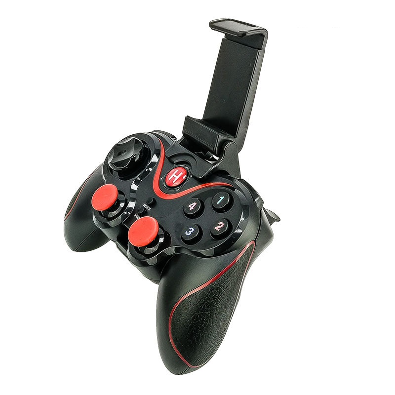 Control Bluetooth para PC y Teléfonos Celulares Android Smartphone Incluye Doble Joystick y 6 Botones de Acción Ideal para Videojuegos / Master / MP-GAMEPADN