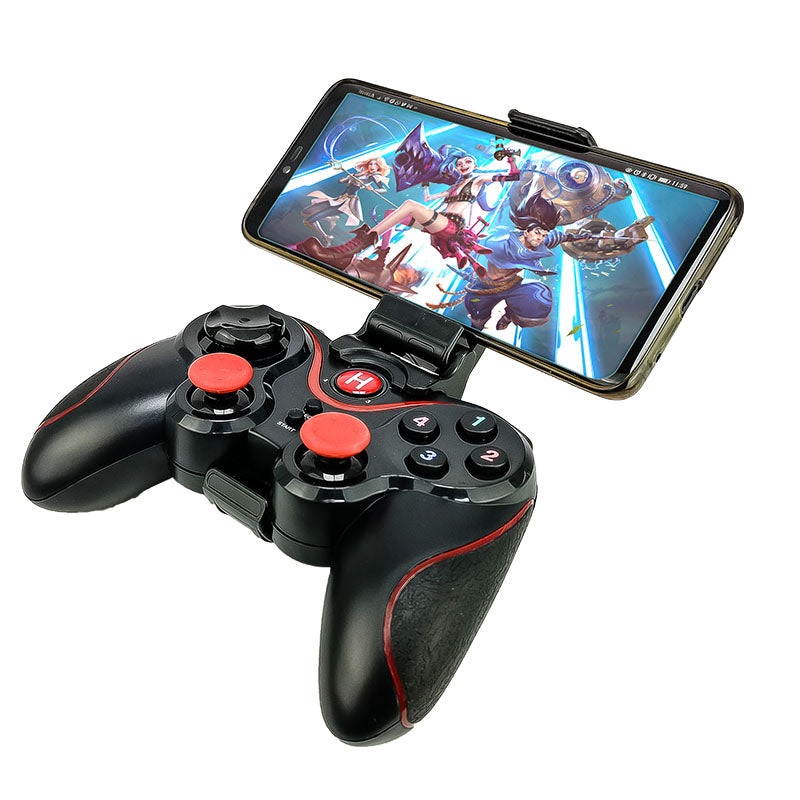 Control Bluetooth para PC y Teléfonos Celulares Android Smartphone Incluye Doble Joystick y 6 Botones de Acción Ideal para Videojuegos / Master / MP-GAMEPADN