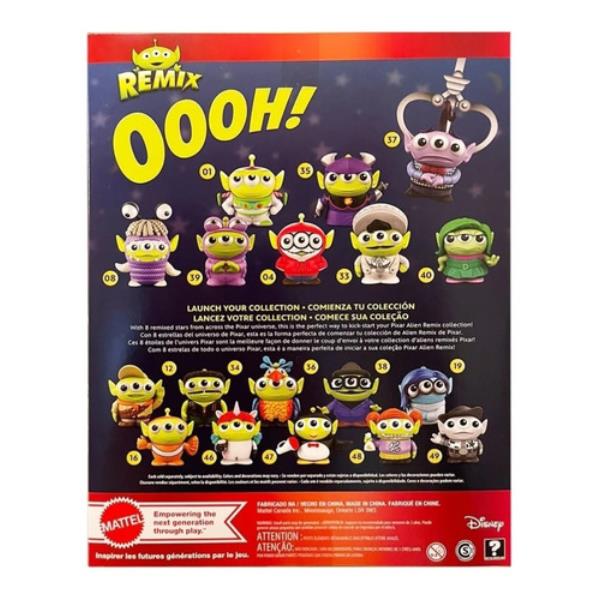 Alien Remix Disney Pixar Set De 8 Pz Edición Limitada Mattel