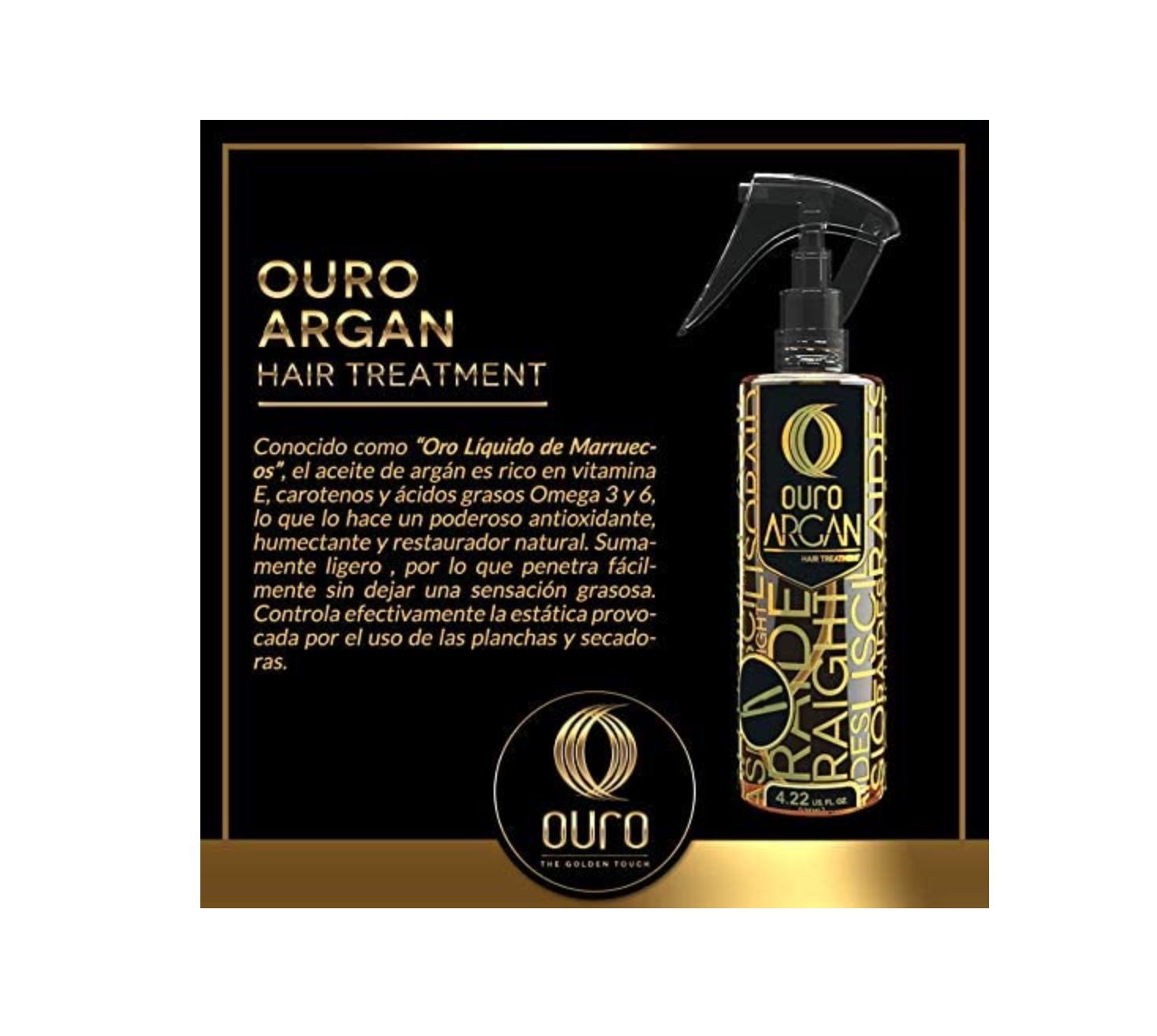 Termoprotector Ouro®aceite De Argán Planchado Express 125 Ml