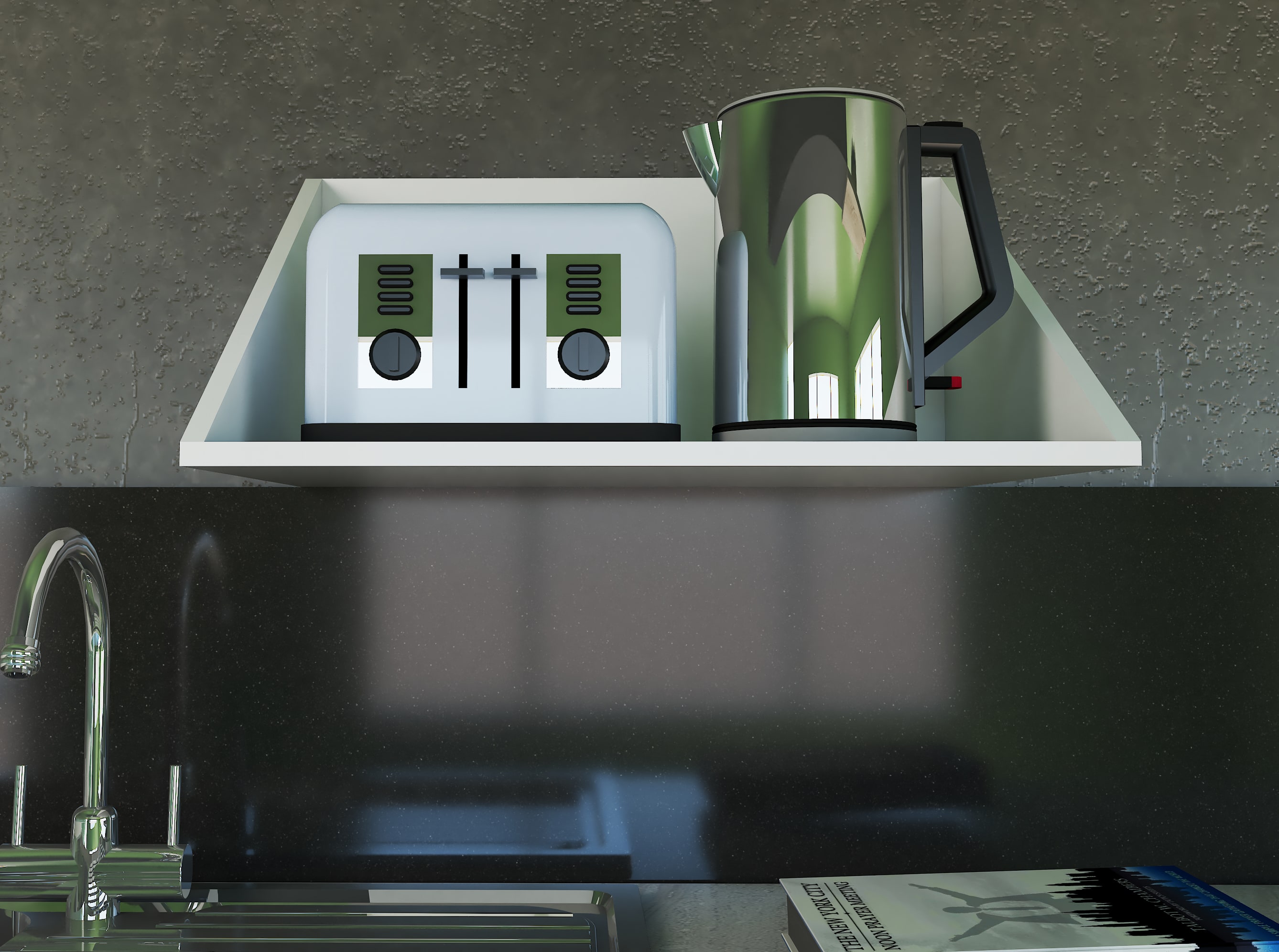 DKB360 Repisa para Horno Color Blanco