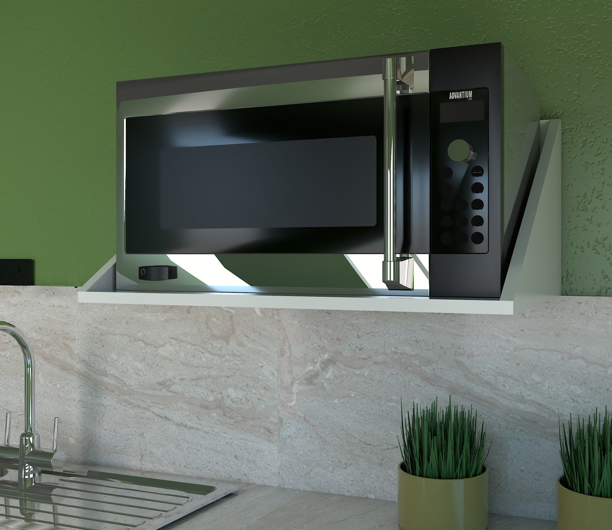 DKB360 Repisa para Horno Color Blanco