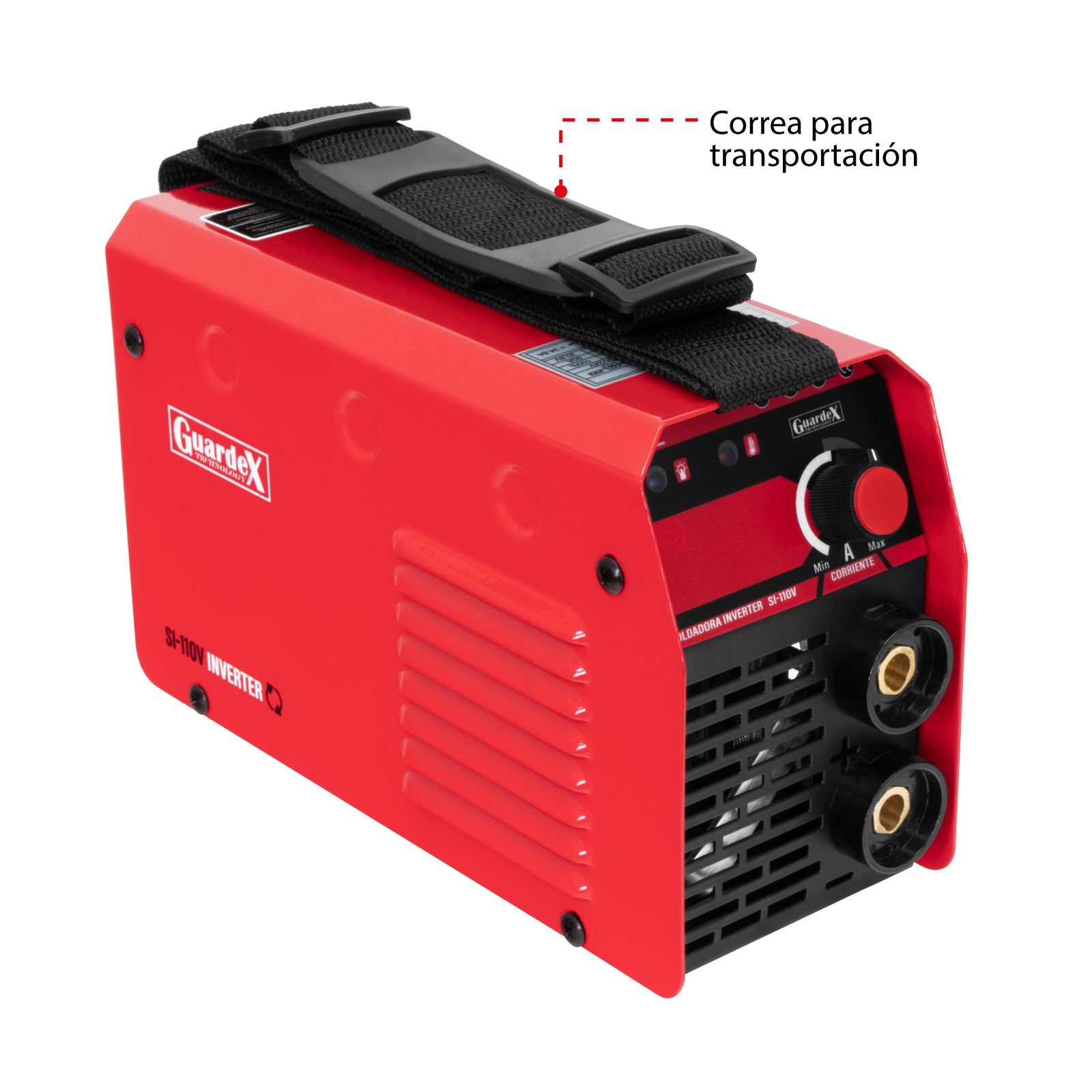 Soldadora Inverter Guardex 110V 210 AMP Incluye Accesorios