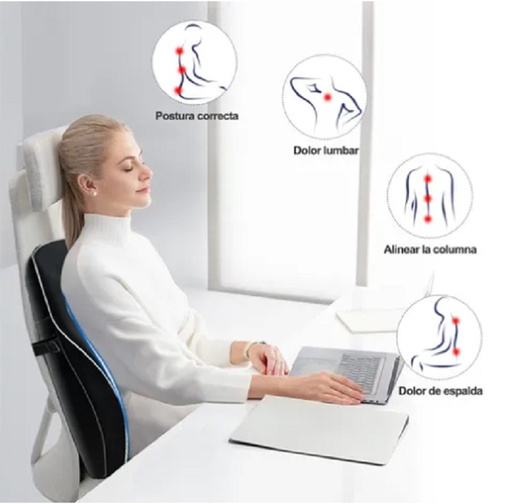 Almohada Ergonómica De Apoyo Lumbar Para Silla