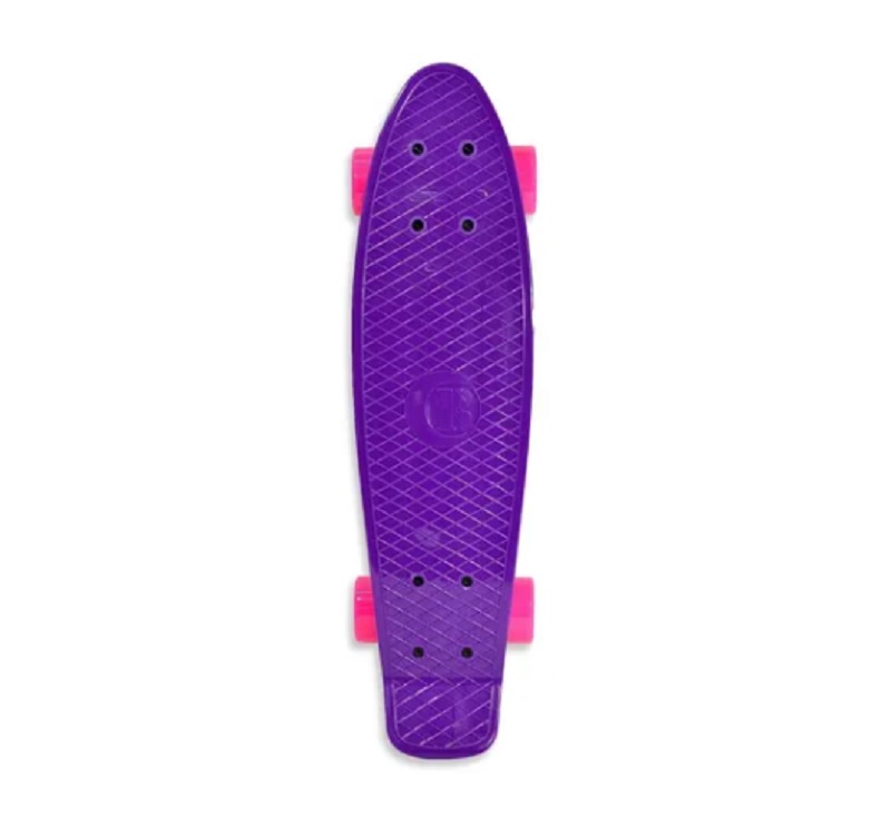 Mini Patineta Estilo Penny Tabla Skateboard Color Morado
