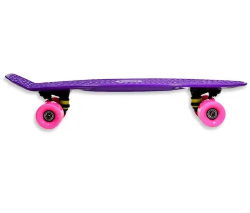 Mini Patineta Estilo Penny Tabla Skateboard Color Morado