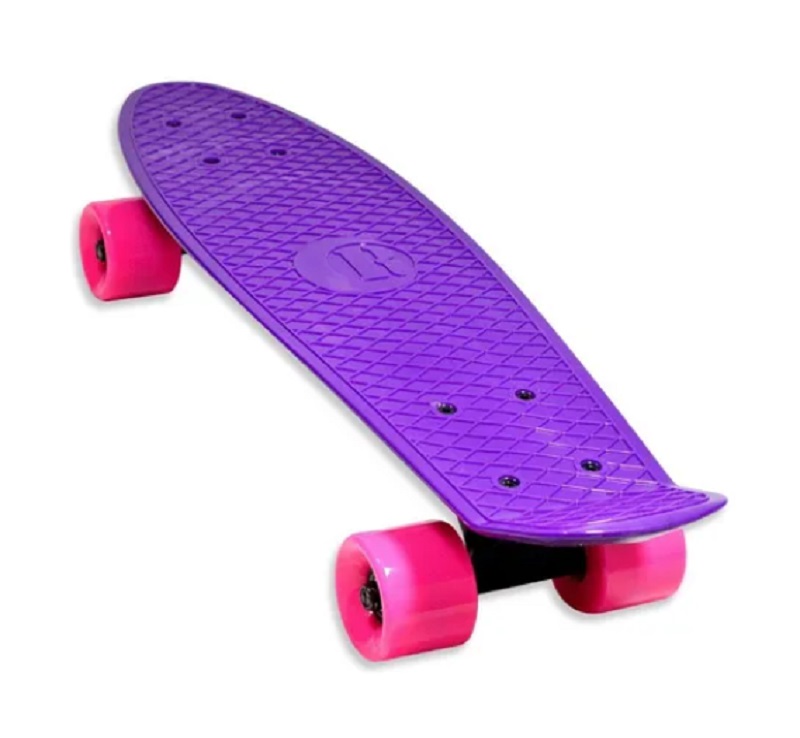 Mini Patineta Estilo Penny Tabla Skateboard Color Morado