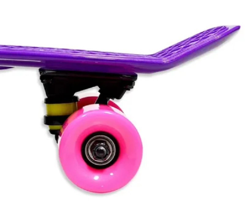 Mini Patineta Estilo Penny Tabla Skateboard Color Morado