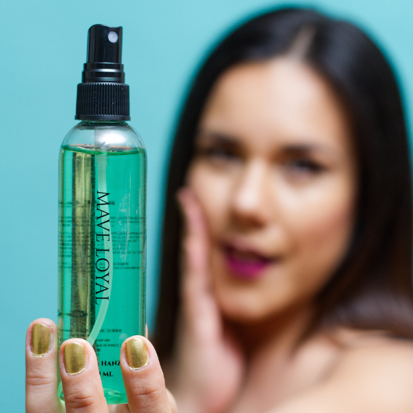 Tónico Facial Balanceador de PH Hidratante de Agua de Rosas y Hamamelis Astringente Piel Sensible 120 ml