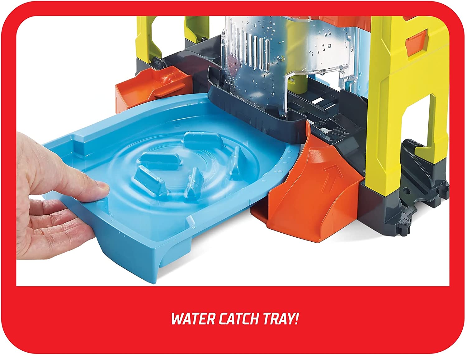 Hot Wheels City Autolavado de Acrobacias Pista de juguete HGH43