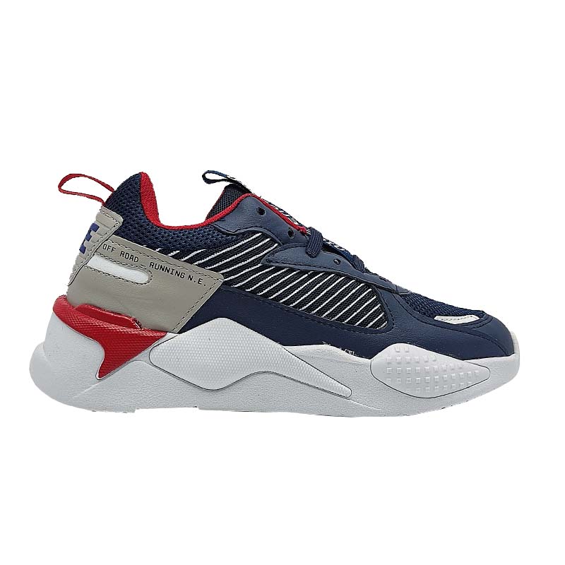 Tenis Nice England 5007 Azul Marino Rojo niño Joven Running Correr Ejercicio