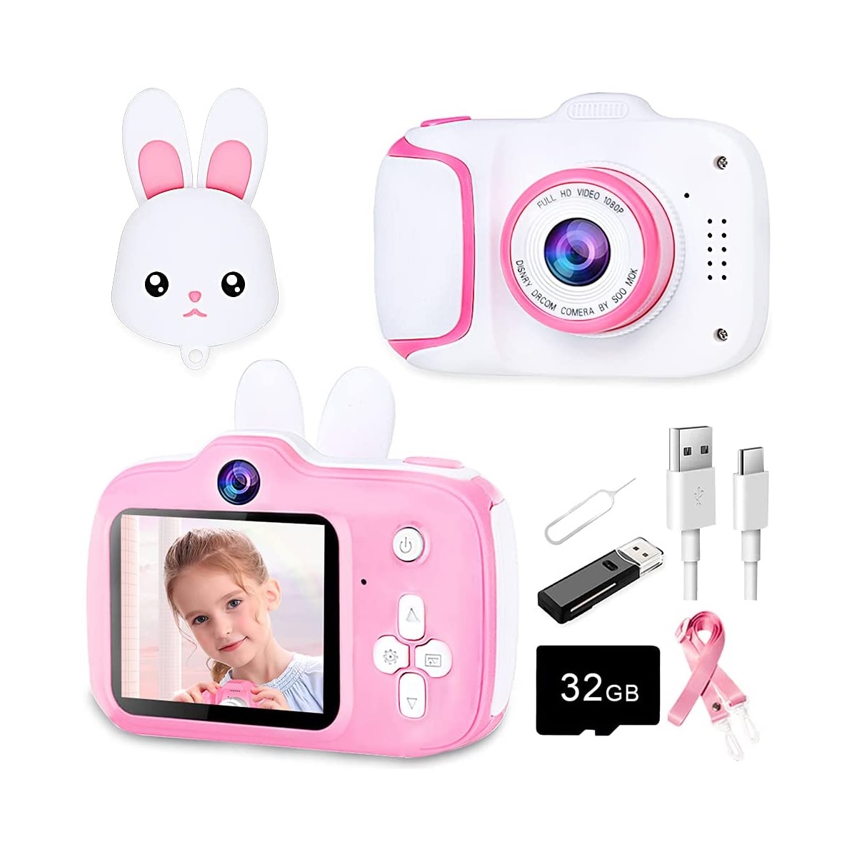 Cámara Digital Gadgets & Fun Para Niños Uso Rudo Hd Alta Definición 32gb