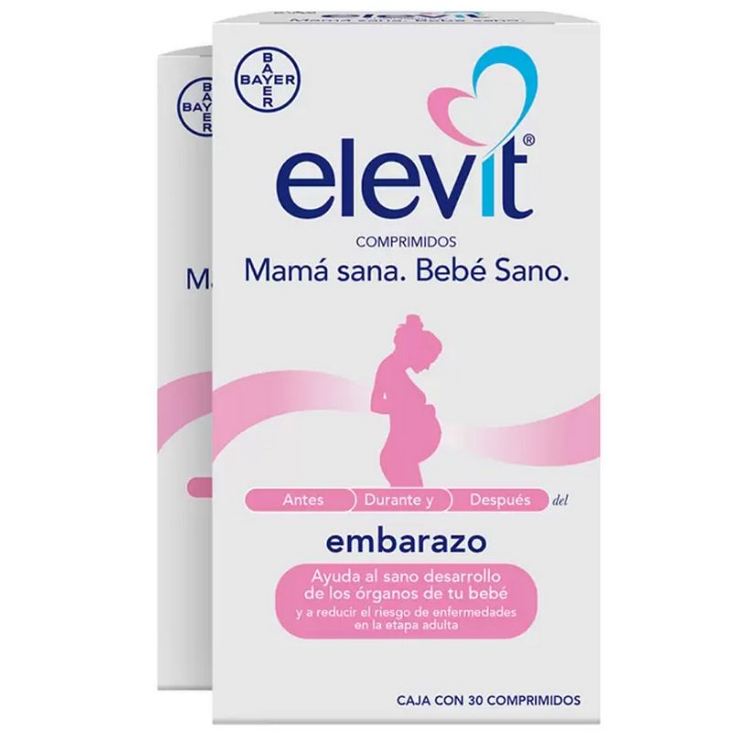 Elevit 2 Cajas de 30 Tabletas