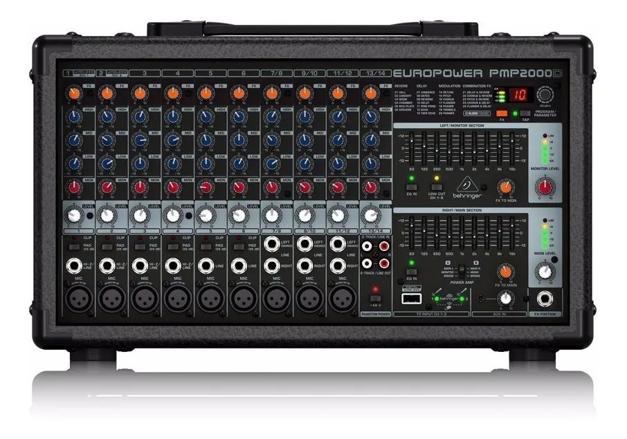 Consola Mezcladora Behringer PMP2000D.