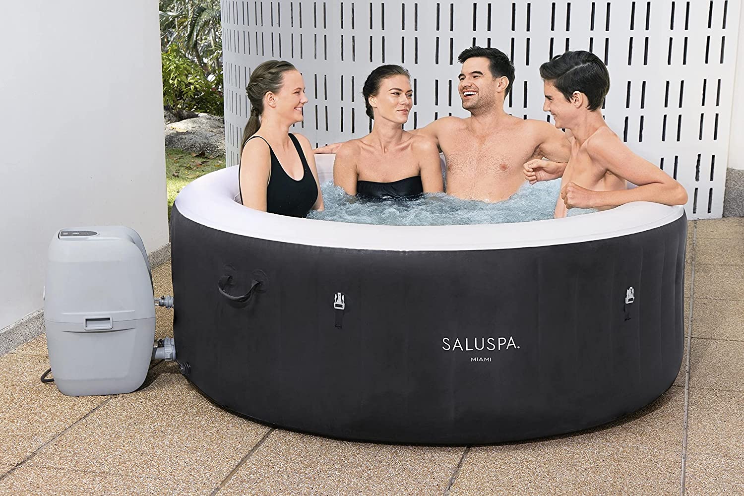 Jacuzzi Inflable Hidromasaje Spa Cubierta Bestway