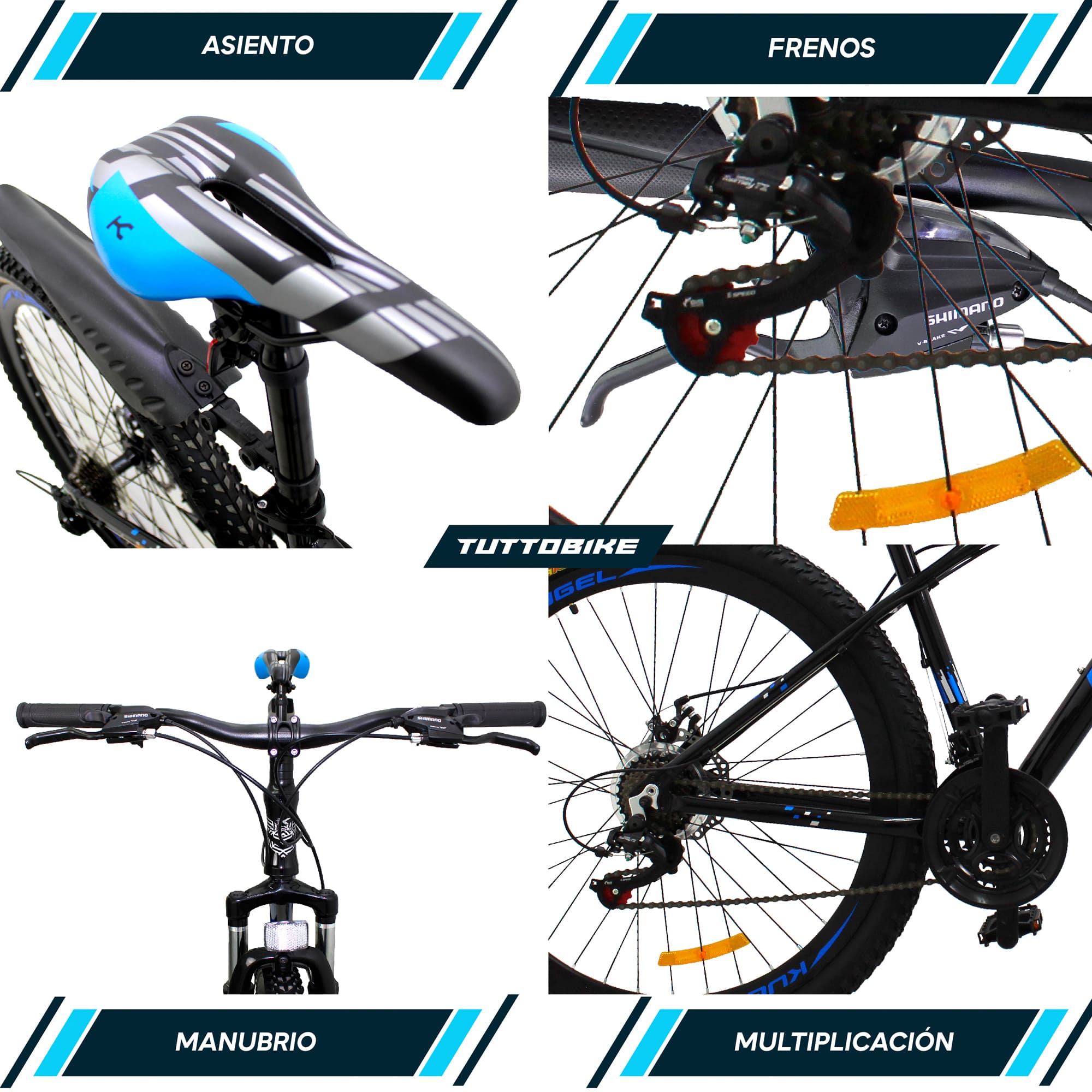 Bicicleta Montaña Rodada 29 21 Velocidades Kugel Horus Negro