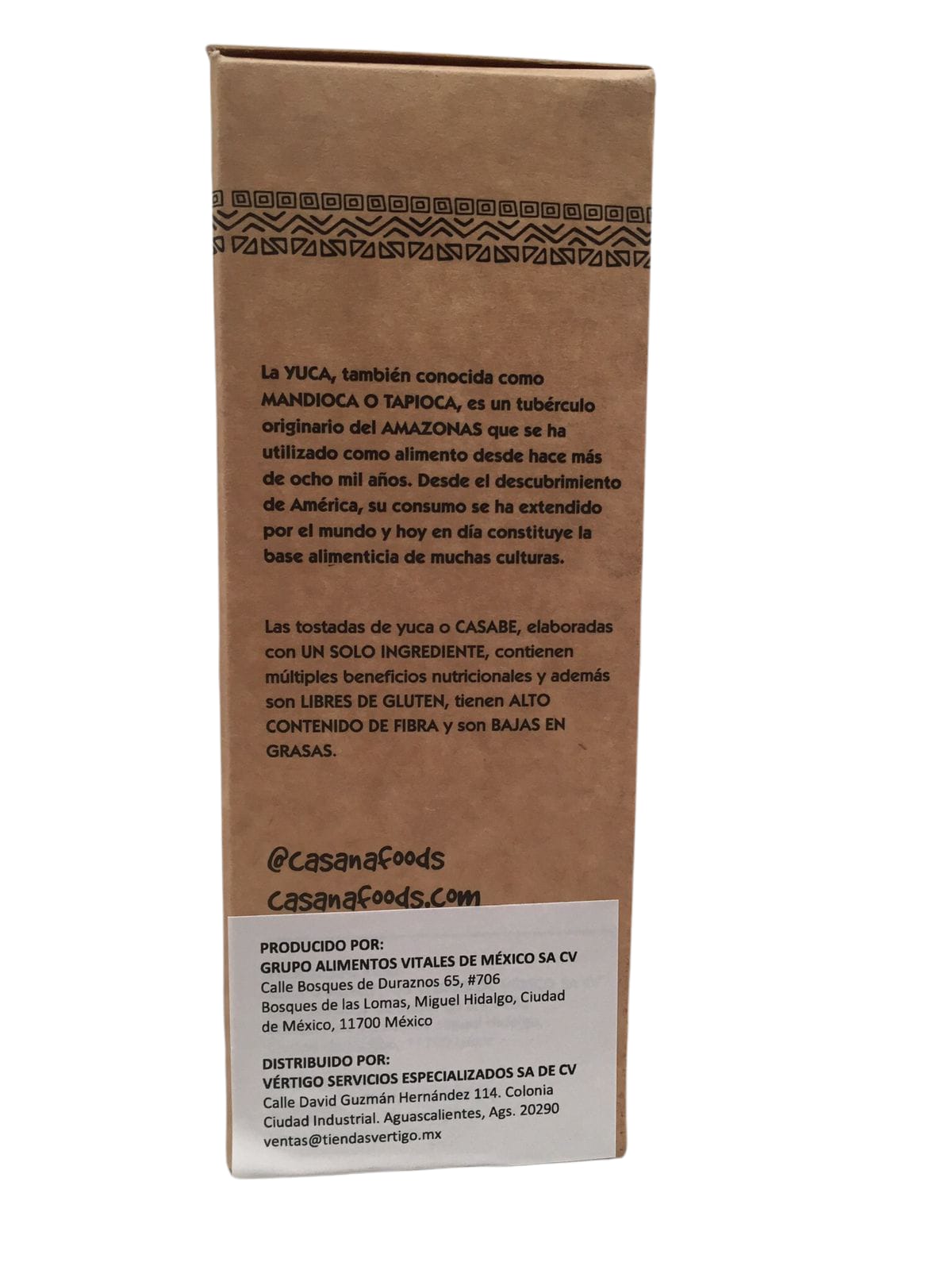 Tostadas de Yuca 90 gramos