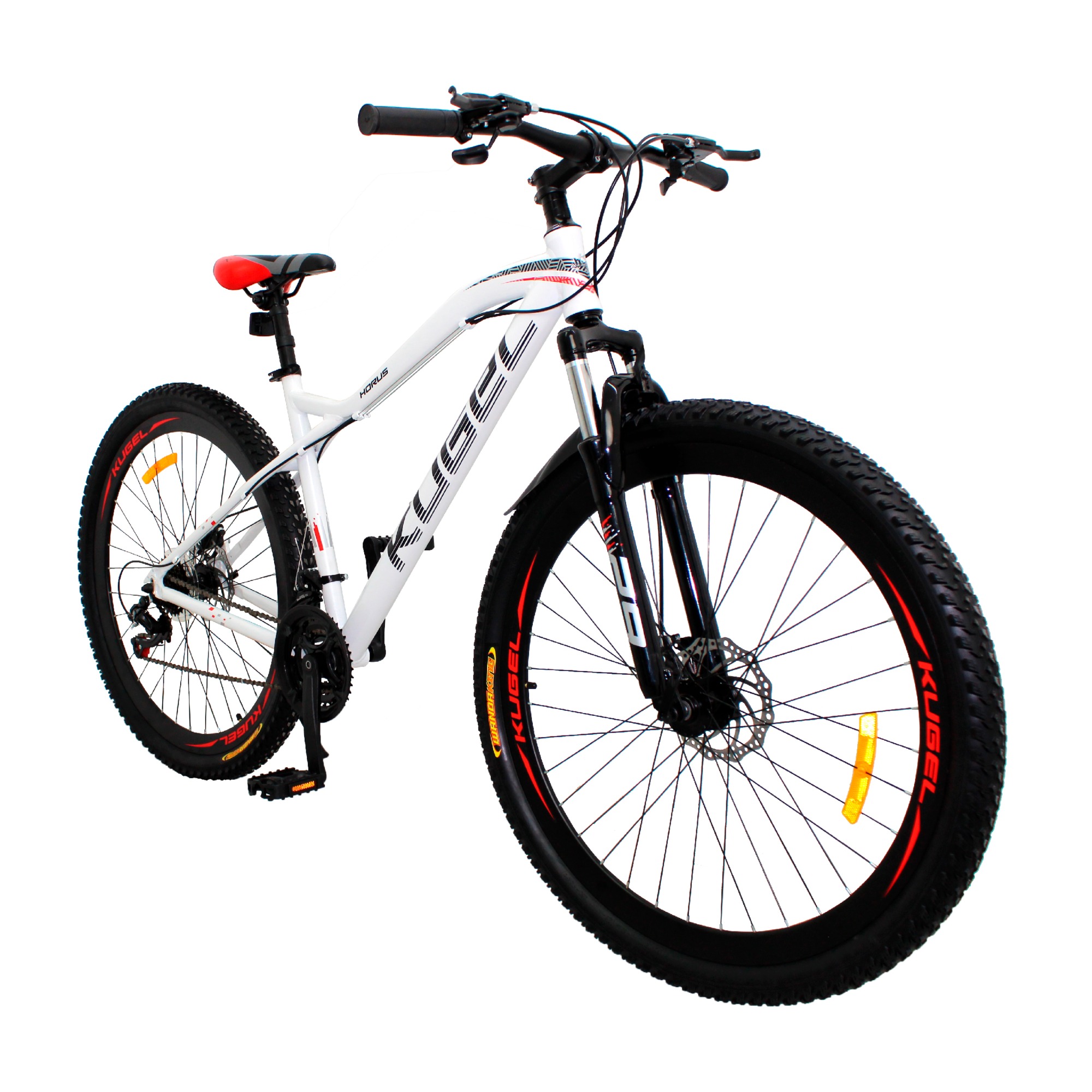 Bicicleta Montaña Rodada 29 21 Velocidades Kugel Horus Blanca