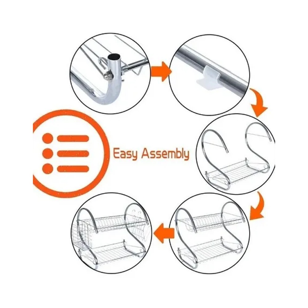 Moderno Acero Inoxidable Escurridor De Platos