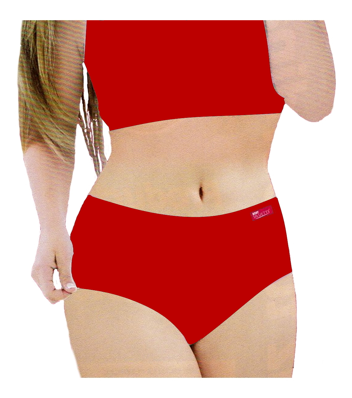 Pantaleta Sexy Corte de 3/4 Body Siluette modelo 2531.