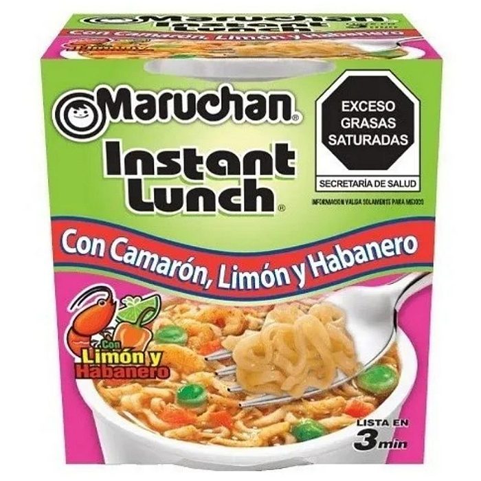 Maruchan Camarón, Limón Y Chile Habanero 64 Gr 12 Pack