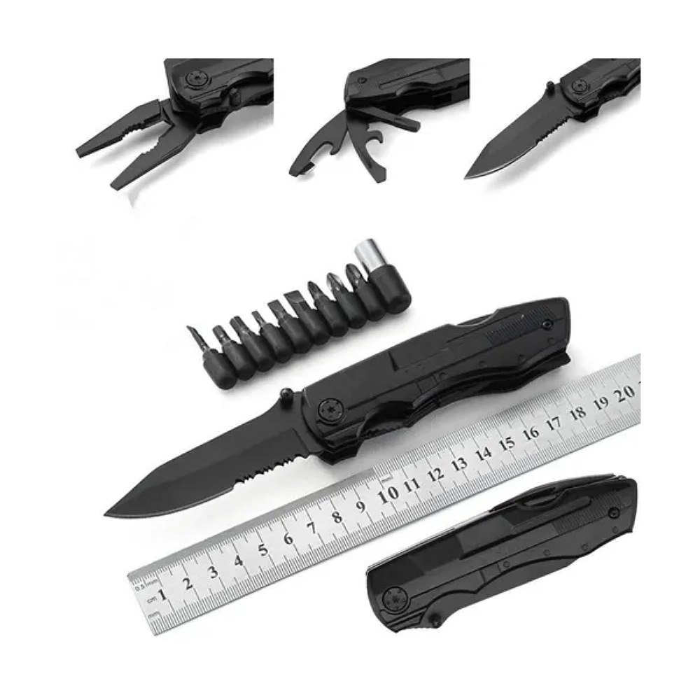 Navajas Multiherramien Acero Inoxidable Camping Pesca Hogar