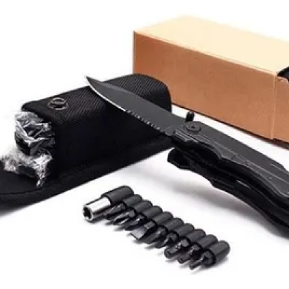 Navajas Multiherramien Acero Inoxidable Camping Pesca Hogar