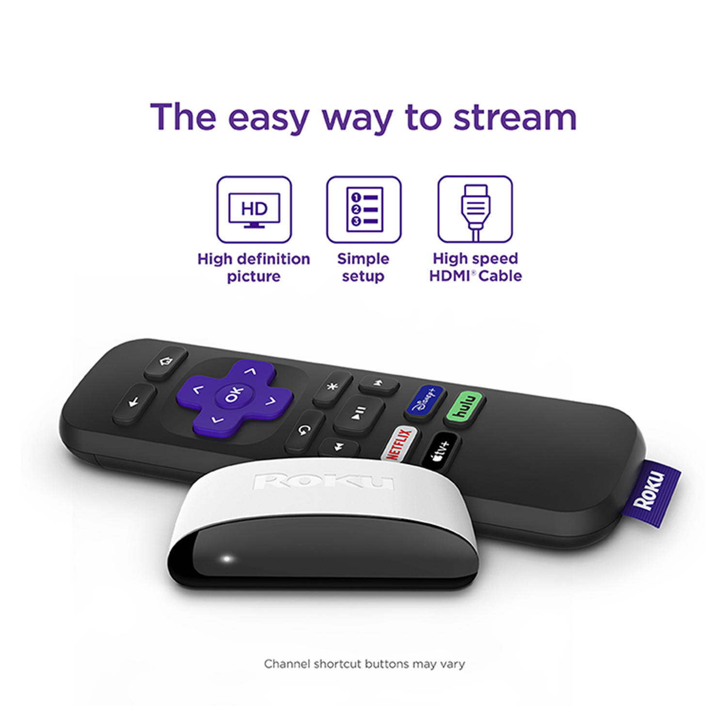 Roku Le Streaming HD Media Player 2021