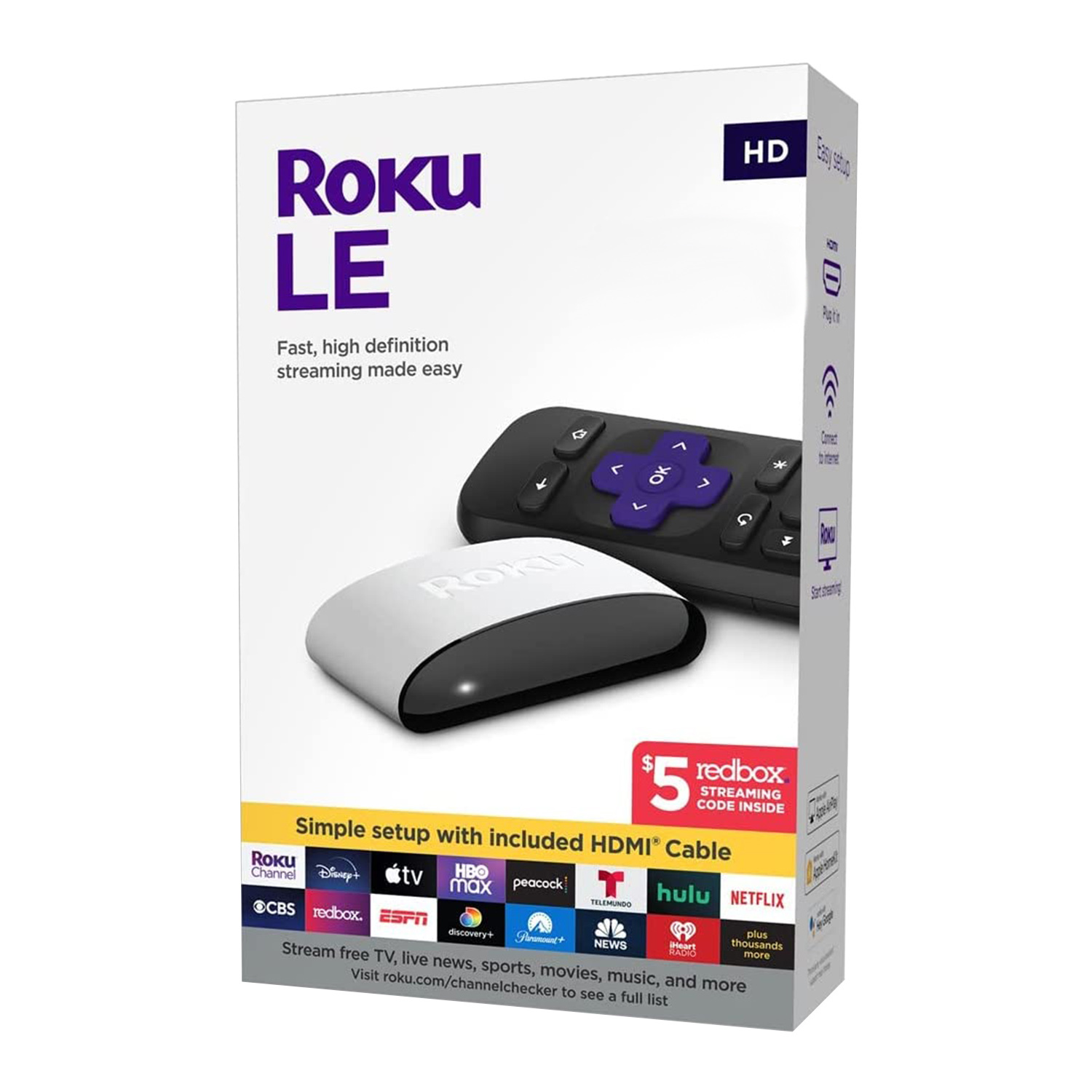 Roku Le Streaming HD Media Player 2021