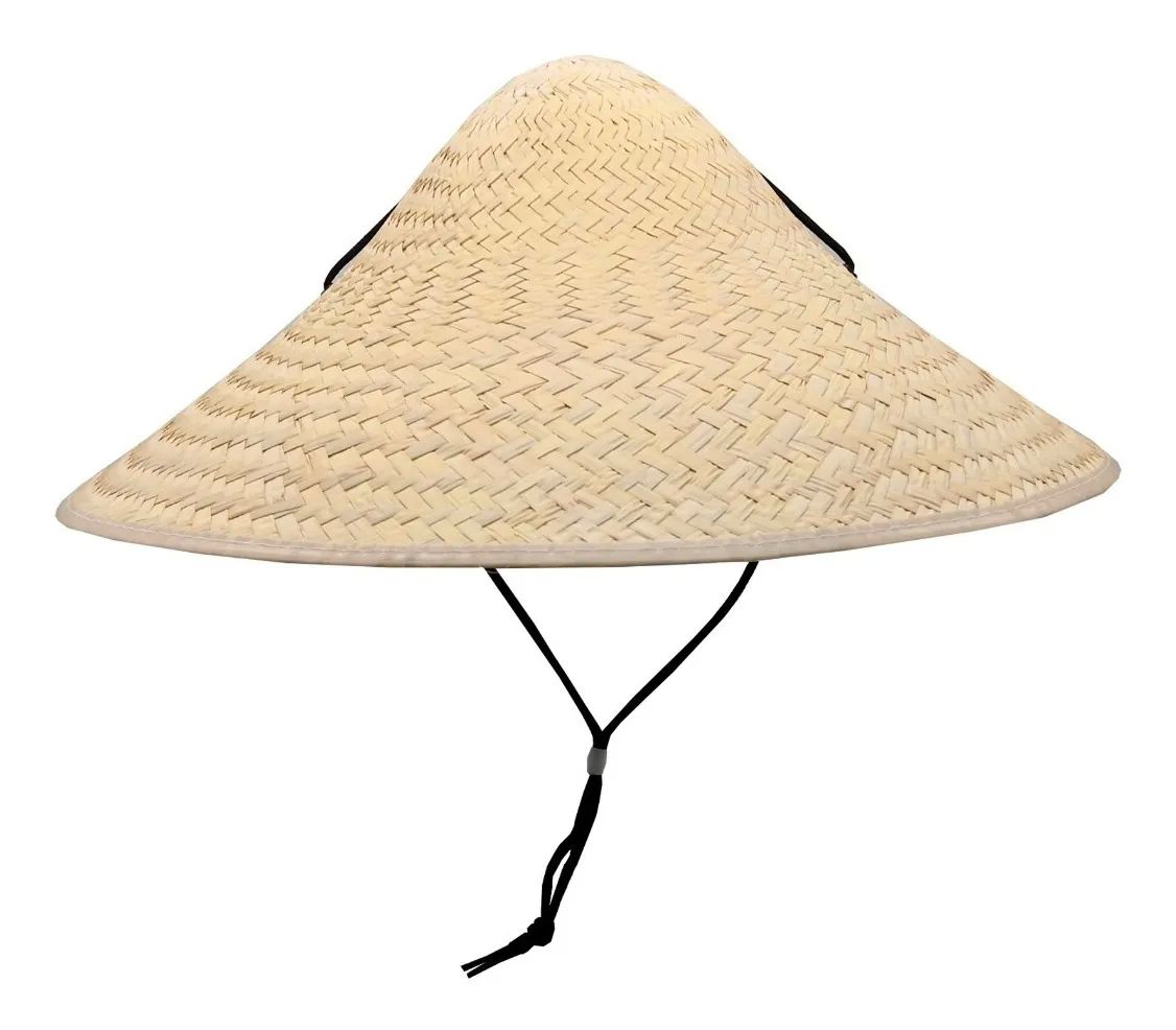 Sombrero Unisex Vietnamita De Palma Oriental Japonés Chino Arrozero Natural