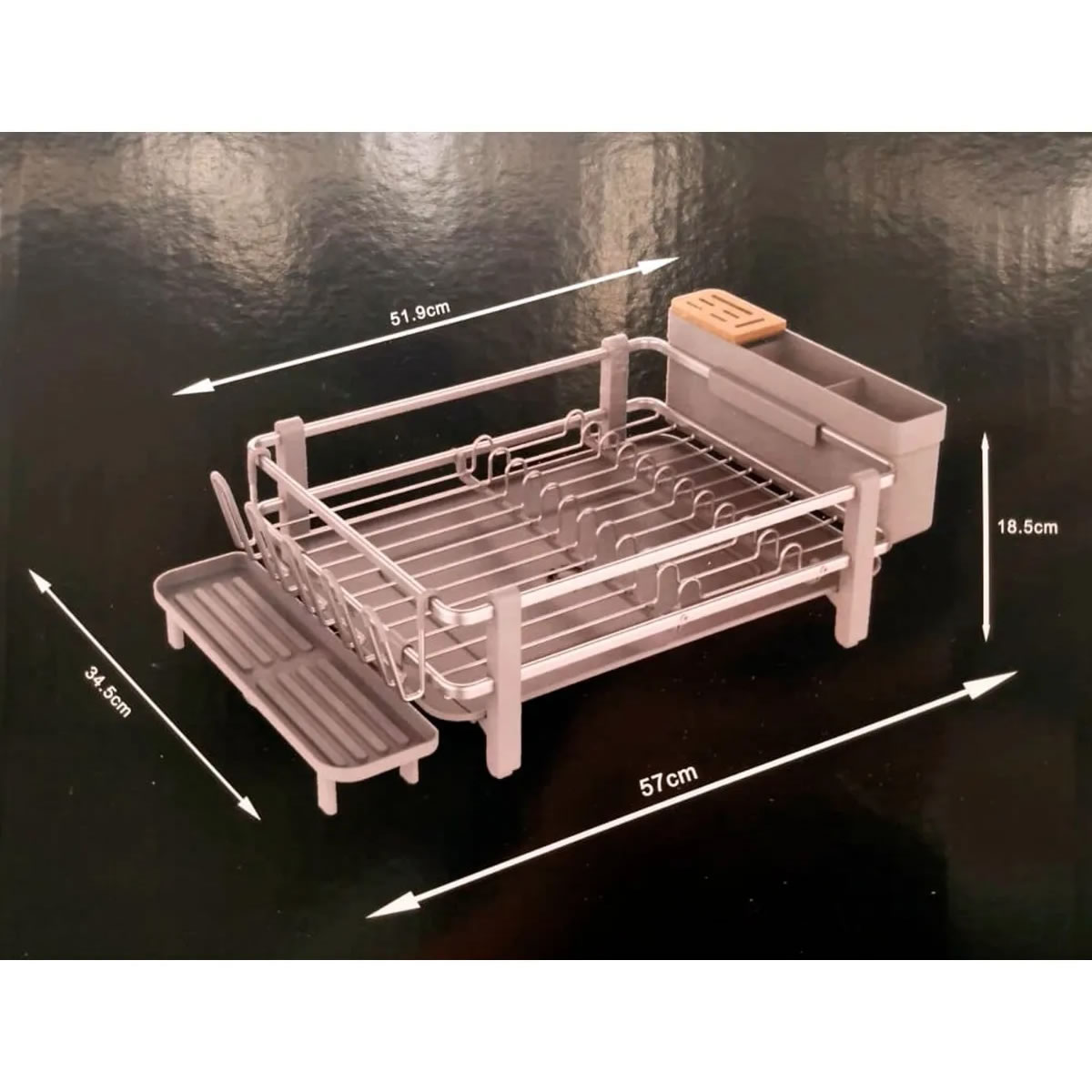 Escurridor De Trastes De Aluminio Members Mark 980023252 SMS