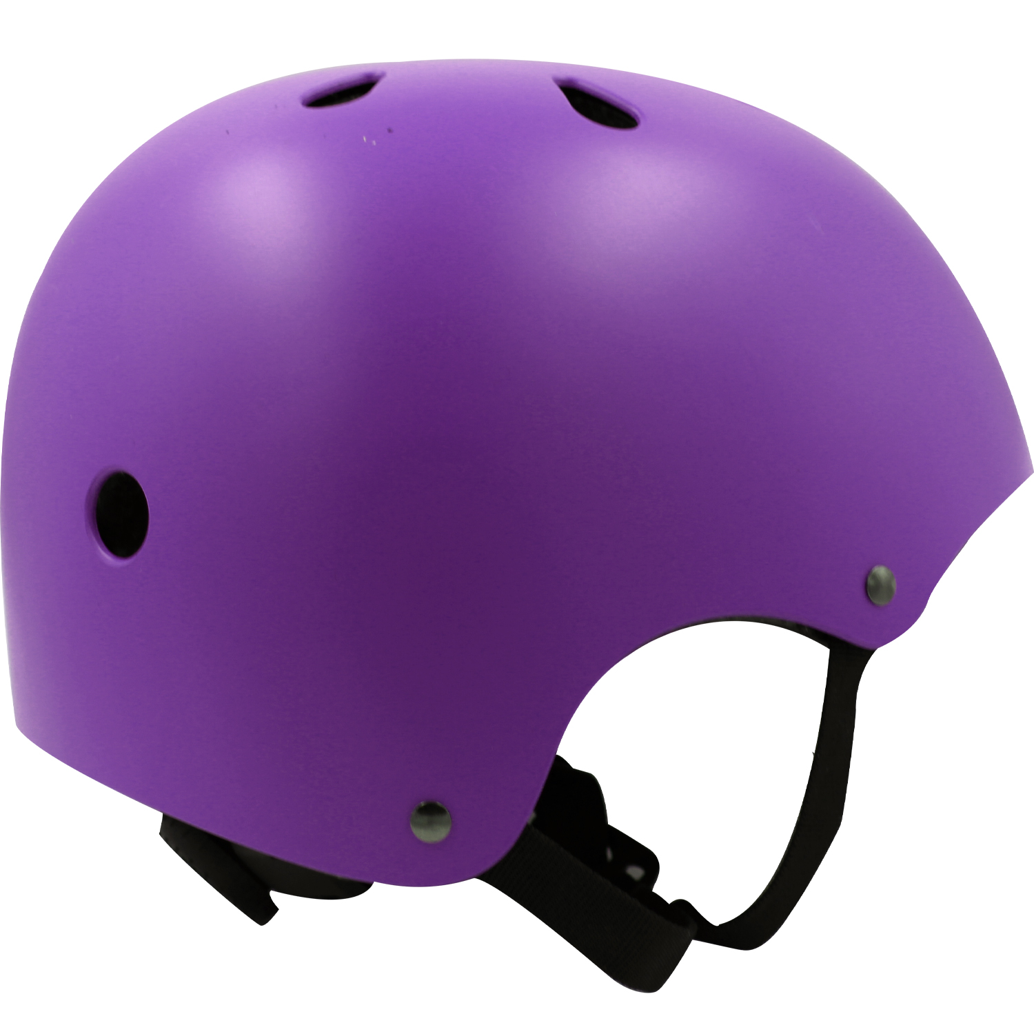 Kit Seguridad Protección Niños Casco Rodilleras Muñequeras Coderas Morado