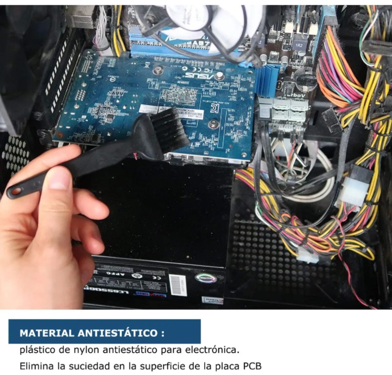 Kit De Cepillos Antiestáticos Limpieza Teclado