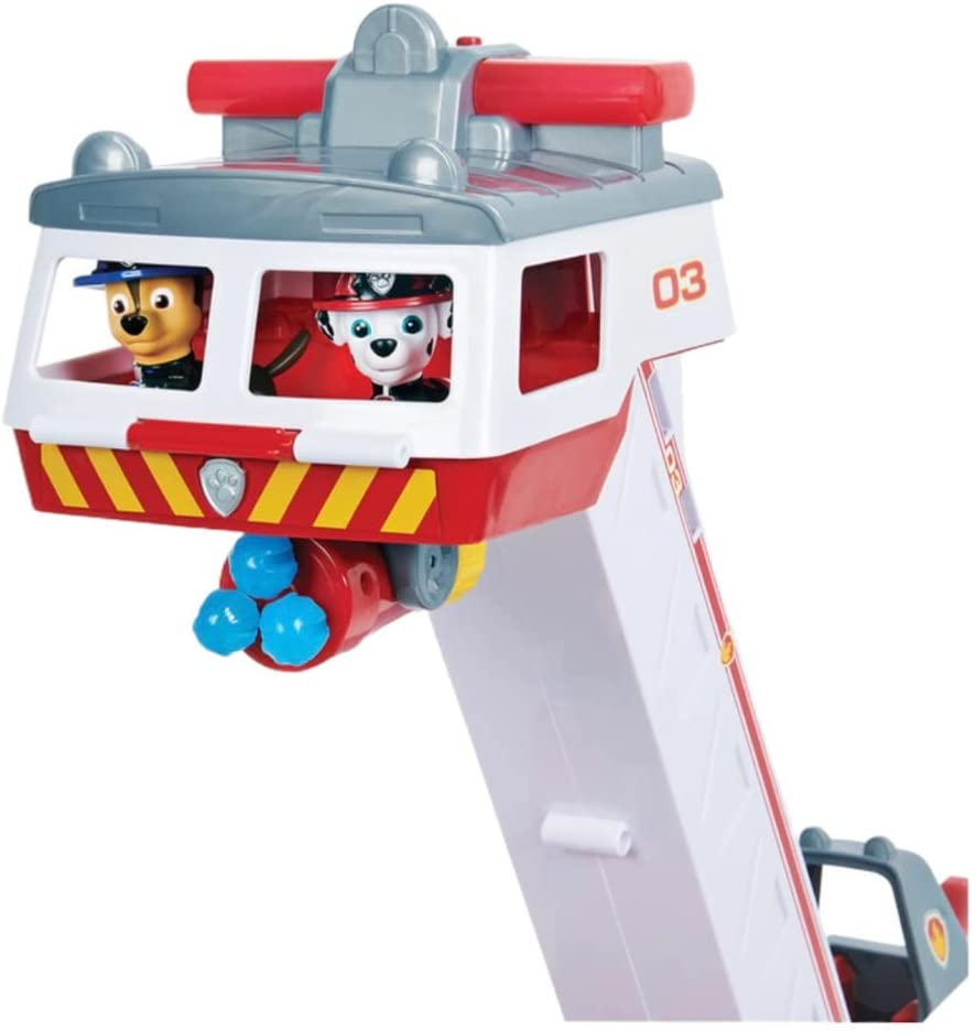 Paw Patrol Camión De Bombero Ultimate Fire Truck Con 6 Cachorros Spin Master