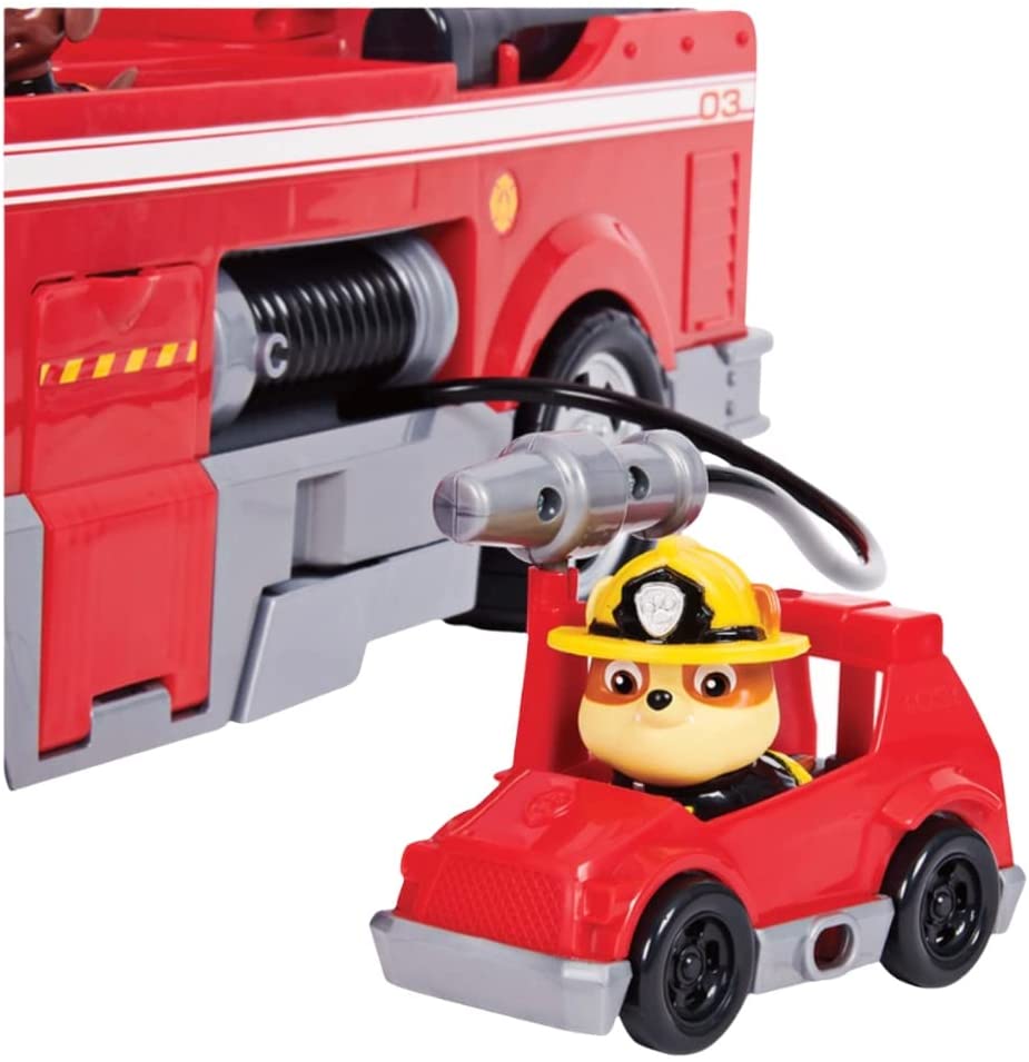 Paw Patrol Camión De Bombero Ultimate Fire Truck Con 6 Cachorros Spin Master