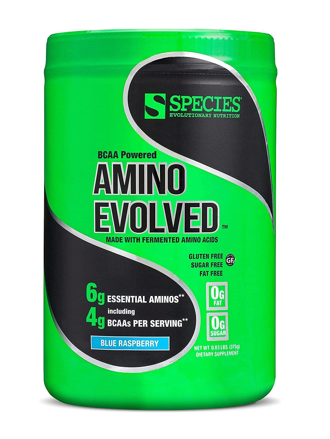 Species Nutrition Aminoácidos en polvo y BCAA 30 porciones 15.49 Onzas