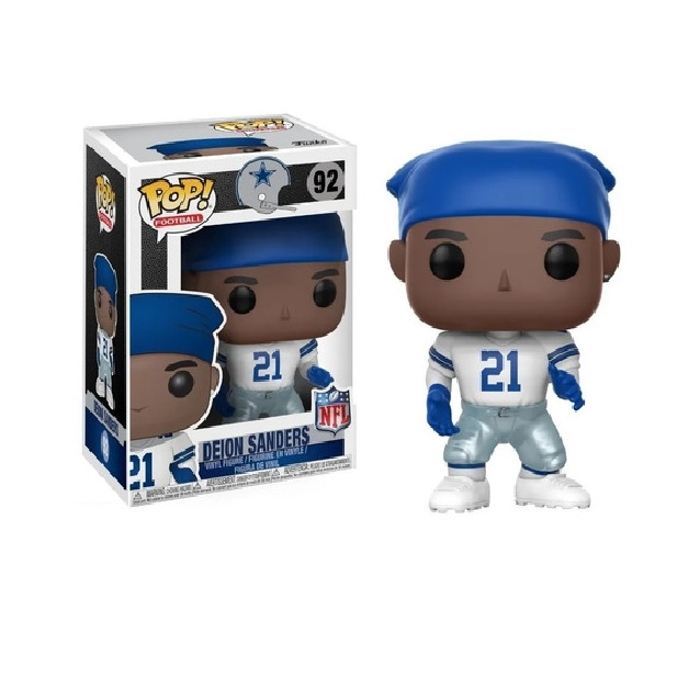 Funko Pop! Nfl Deion Sanders Jersey Blanco #92 Cowboys