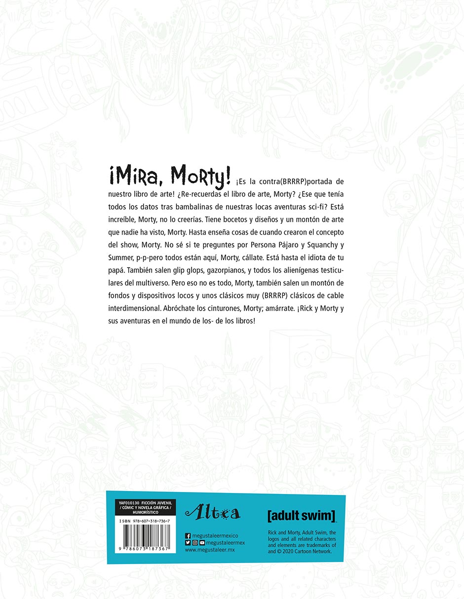 El arte de Rick and Morty